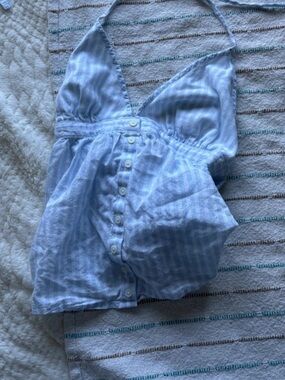 Hollister Tie Neck Halter Top